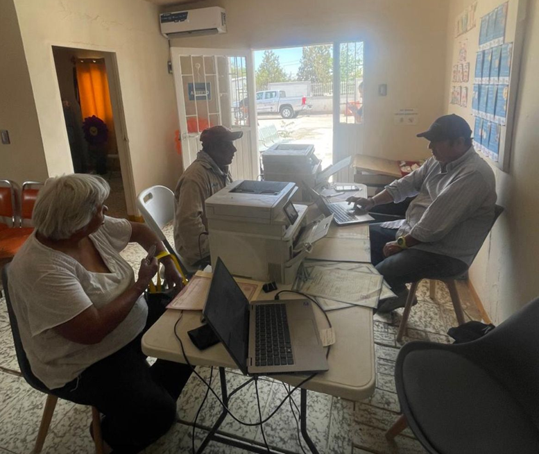 ATIENDE REGISTRO CIVIL A 260 PERSONAS EN ESCALÓN, JIMÉNEZ