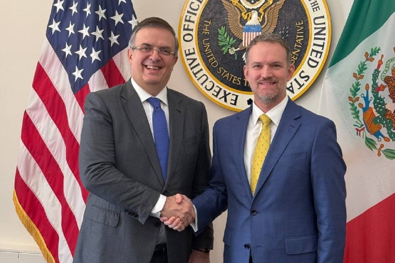 CONFIRMA EBRARD LA VISITA DEL REPRESENTANTE COMERCIAL DE EE.UU