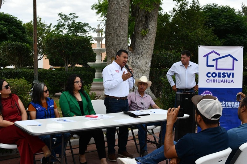 INICIA COESVI EL PROGRAMA DE CRÉDITOS DE MEJORAMIENTO 2026 EN JIMÉNEZ