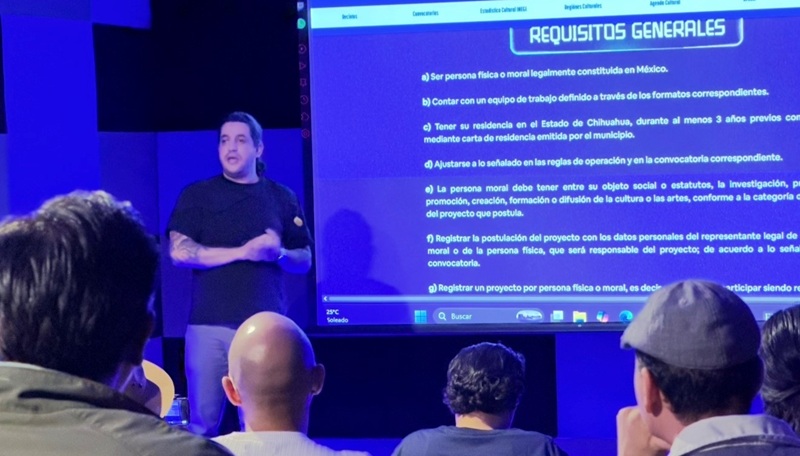 IMPARTE CULTURA CAPACITACIONES A ARTISTAS Y CREADORES PARA CONVOCATORIAS EKÁ Y CINECHIH