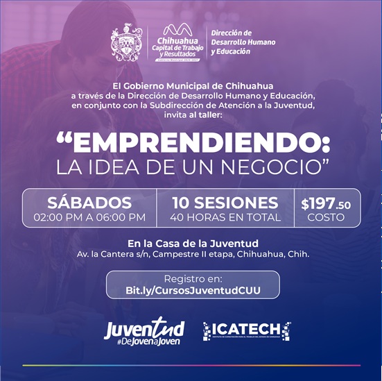SI BUSCAS APRENDER JAPONÉS O EMPRENDIMIENTO, MUNICIPIO TE INVITA A ESTOS TALLERES