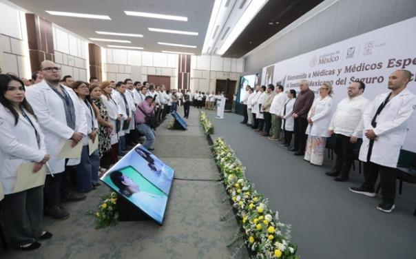 LLEGAN A YUCATÁN 278 MÉDICOS ESPECIALISTAS PARA LA ATENCIÓN DE LA DERECHOHABIENCIA EN UNIDADES MÉDICAS DEL IMSS