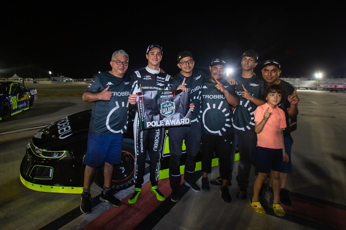RUBÉN GARCÍA JR, EN NASCAR MÉXICO TIENE LA POLE DE LA TULUM 100