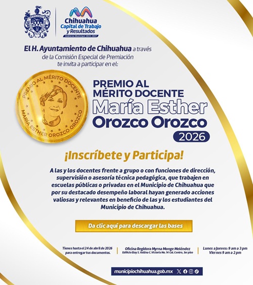 CIERRA CON BUENA PARTICIPACIÓN LA CONVOCATORIA PREMIO AL MÉRITO DOCENTE 