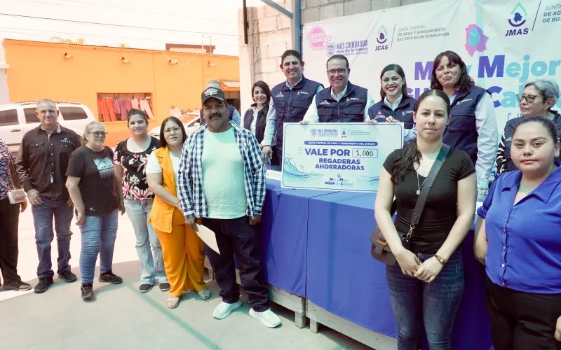 LLEVA JCAS EL PROGRAMA “MÁS Y MEJOR AGUA DE CALIDAD” A ROSALES Y NUEVO CASAS GRANDES