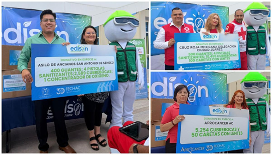 DONAN MÁS DE 15 MIL ARTÍCULOS DE PROTECCIÓN SANITARIA A ORGANIZACIONES CIVILES EN CIUDAD JUÁREZ