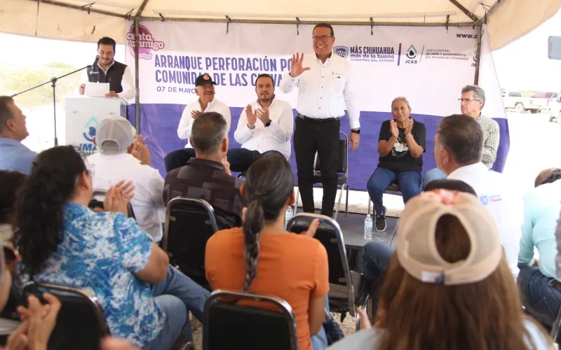 ARRANCAN JCAS Y JMAS CAMARGO PERFORACIÓN DE POZO EN LAS CUEVAS