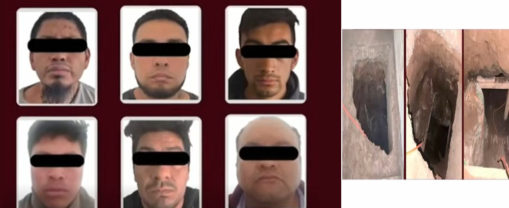 HALLAN TÚNEL CLANDESTINO HACIA DUCTOS DE PEMEX EN HIDALGO; DETIENEN A SEIS SUJETOS