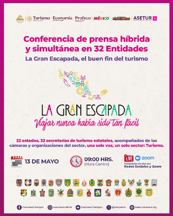 ESTAMOS POR INICIAR: SÚMATE A LA CONFERENCIA DE LA GRAN ESCAPADA