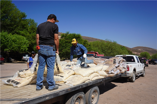 MUNICIPIO COMIENZA ENTREGA DE ALIMENTO PARA GANADO EN APOYO A LA ZONA RURAL DE CHIHUAHUA CAPITAL