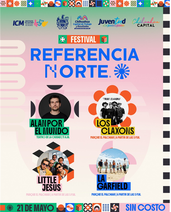 PRESENTA MUNICIPIO REFERENCIA NORTE 2026 CON MÚSICA Y CONFERENCIAS PARA JÓVENES