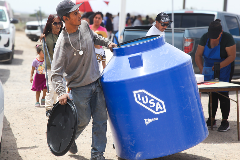 INICIAN JCAS Y JMAS JUÁREZ PROGRAMA “AGUA PARA TODOS, LA JUNTA CONTIGO” EN LA ZONA DE LOS KILÓMETROS