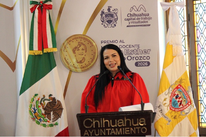 RECONOCE MYRNA MONGE LA LABOR TRANSFORMADORA DE LAS Y LOS MAESTROS CHIHUAHUA