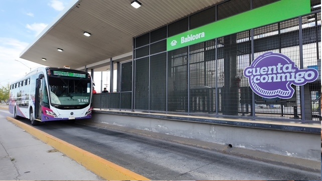 REGRESA CAM MÓVIL DEL JUÁREZBUS A ESTACIÓN BABÍCORA DEL BRT-1