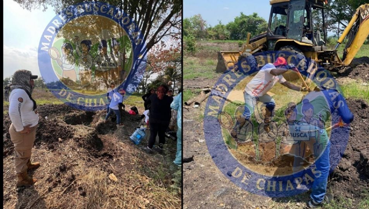 BUSCADORAS HALLAN RESTOS CALCINADOS EN FOSA EN CHIAPAS; ALERTAN POR POSIBLE CAMPO DE EXTERMINIO