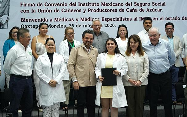CONTRATACIÓN DE 158 MÉDICOS ESPECIALISTAS EN MORELOS FORTALECE LA ATENCIÓN EN BENEFICIO DE LA DERECHOHABIENCIA