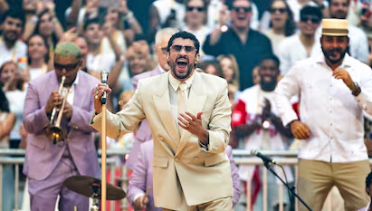 EL PUERTORRIQUEÑO BAD BUNNY OFRECIÓ ESTE SÁBADO EL PRIMER DE DIEZ CONCIERTOS EN MADRID, ESPAÑA