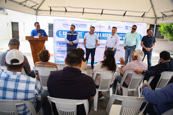 INICIAN JCAS Y JMAS DELICIAS OBRAS DE REHABILITACIÓN HIDROSANITARIA Y RENIVELACIÓN DE POZOS DE VISITA