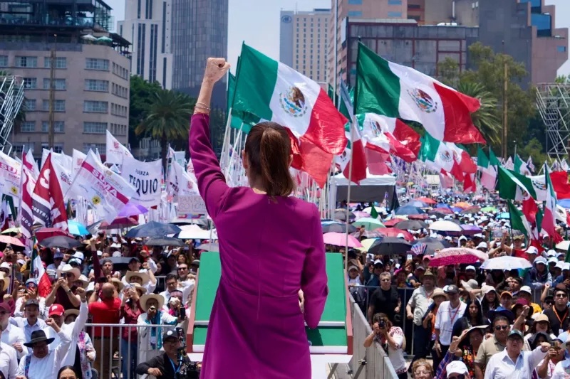 SHEINBAUM LANZÓ UN DISCURSO A DOS AÑOS DE SU TRIUNFO ELECTORAL. 