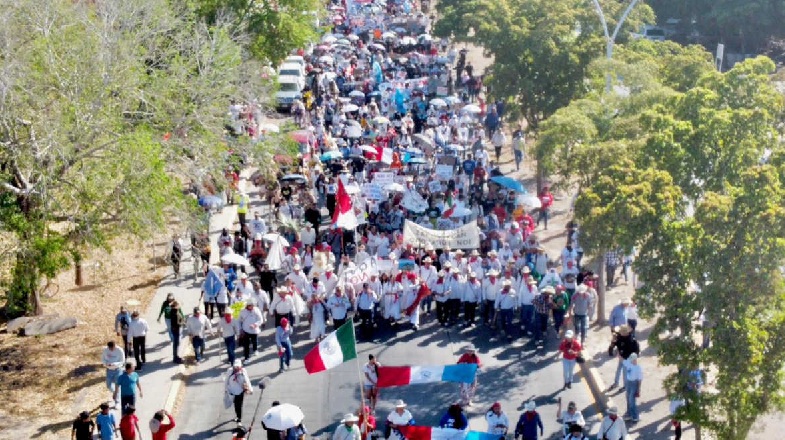 EN SINALOA MARCHAN CONTRA PLANTA DE AMONIACO DE GPO