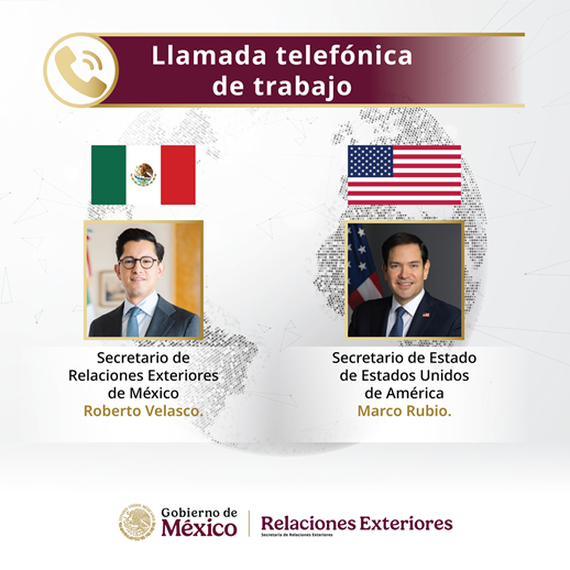 ROBERTO VELASCO Y MARCO RUBIO DIALOGAN SOBRE SEGURIDAD, MIGRACIÓN Y COMERCIO