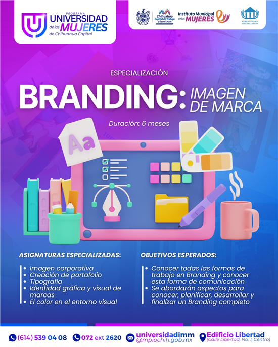 APRENDE BRANDING E IMAGEN EN LA UNIVERSIDAD DE LAS MUJERES DEL GOBIERNO MUNICIPAL