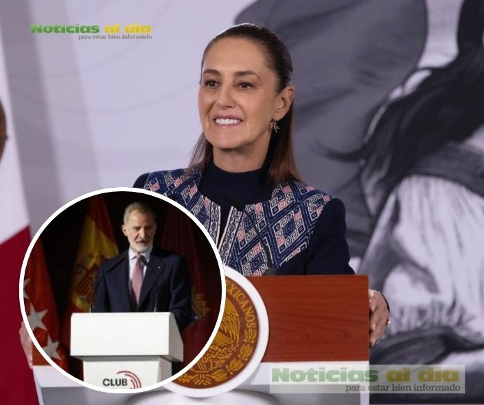 CLAUDIA SHEINBAUM DESCRIBIÓ COMO “MUY CORDIAL” LA REUNIÓN QUE SOSTUVO CON EL REY FELIPE VI DE ESPAÑA