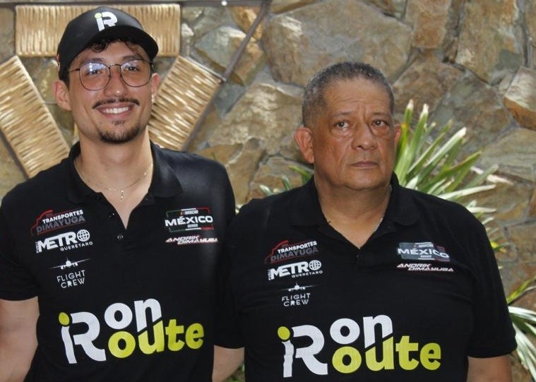 ANDRIK DIMAYUGA DE IRON ROUTE, LLEGA A QUERÉTARO CON SED DE VICTORIA