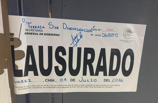 REALIZA GOBERNACIÓN ESTATAL 331 INSPECCIONES Y CLAUSURA 18 ESTABLECIMIENTOS DURANTE LA ÚLTIMA SEMANA