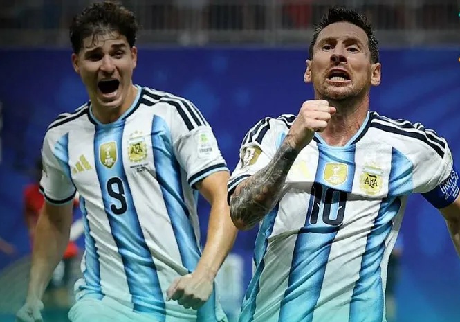 ARGENTINA; LE GANÓ 3-2 A EGIPTO 