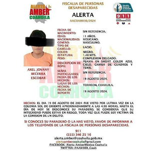 HALLAN A MENOR DESAPARECIDO EN ZACATECAS MIENTRAS BUSCABA COMIDA