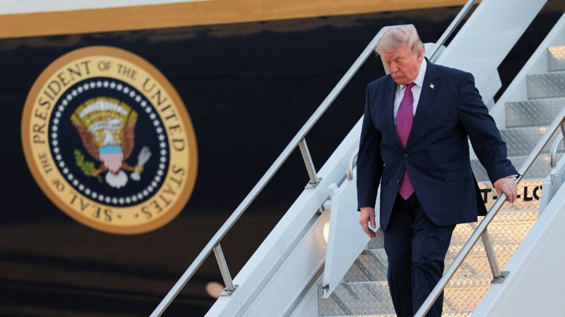 GOBIERNO DE JUSTICIA CITA A REPORTEROS TRAS PUBLICACIÓN DEL AIR FORCE ONE DE TRUMP