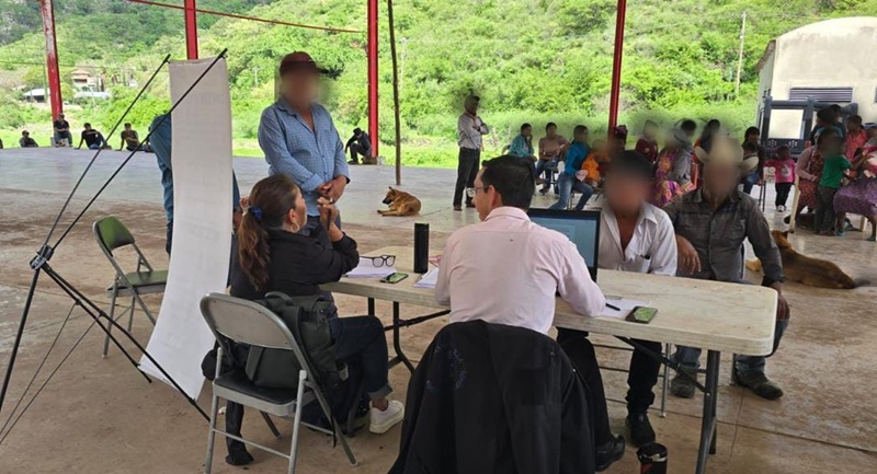 BRINDAN FISCALÍA SUR Y CEAVE ATENCIÓN INTEGRAL A LOS HABITANTES DEL POBLADO CINCO LLAGAS