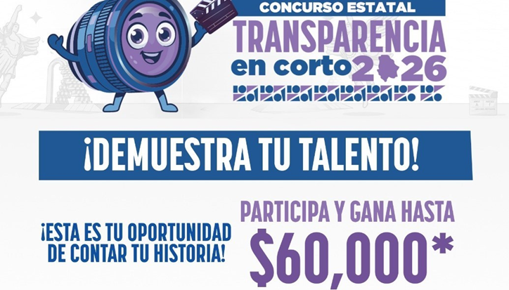 INVITA SFP A JÓVENES A PARTICIPAR EN EL CONCURSO “TRANSPARENCIA EN CORTO 2026”