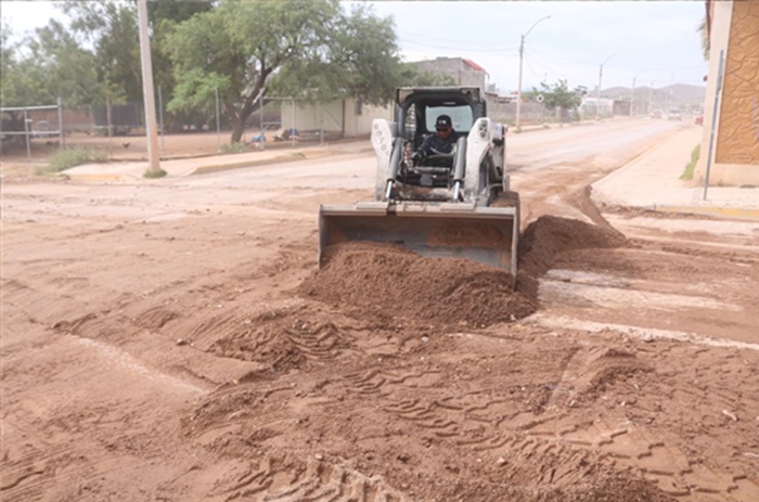 CONTINÚA MUNICIPIO ACCIONES DE LIMPIEZA Y ATENCIÓN DE CALLES POR LAS LLUVIAS DE ESTA SEMANA