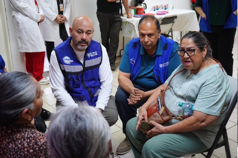 LLEVA ESTADO FERIA DE SALUD A LA CASA DE LOS ABUELOS DE CUAUHTÉMOC
