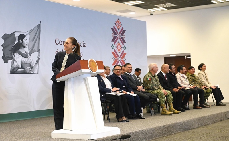 REDUCCIÓN EN UN 58% DE HOMICIDIOS DOLOSOS EN EDOMEX, REPORTA SHEINBAUM