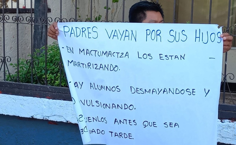 DENUNCIAN TORTURA EN ‘NOVATADAS’ EN NORMAL RURAL DE MACTUMATZÁ