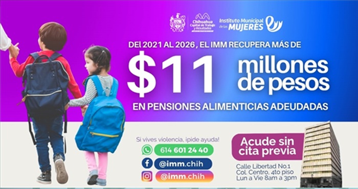 RECUPERA MUNICIPIO MÁS DE 11 MILLONES DE PESOS EN PENSIONES ALIMENTICIAS