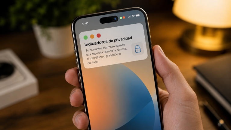 ¿QUÉ SIGNIFICA CADA PUNTO DE COLOR DEL IPHONE?