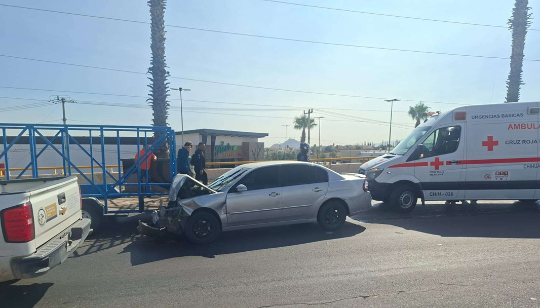  RESULTAN LESIONADAS POR FUERTE CHOQUE EN EL PERIJUV