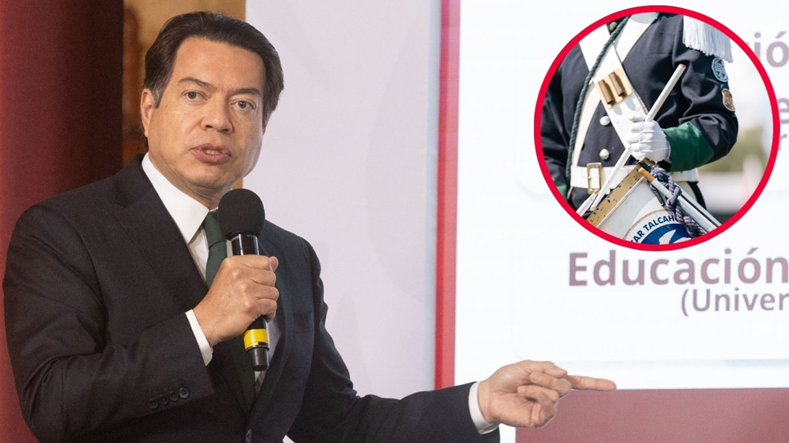 MARIO DELGADO, TITULAR DE LA SEP, EXPLICÓ LO QUE DEBEN HACER LAS ESCUELAS PARA DEJAR EL ESQUEMA MILITARIZADO
