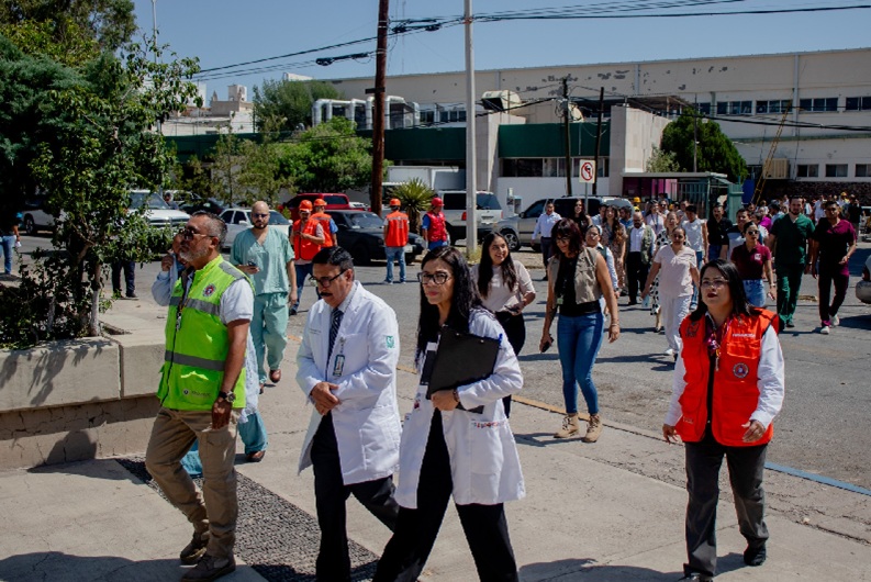REALIZA IMSS CHIHUAHUA SIMULACRO DE PROTECCIÓN CIVIL EN SUS UNIDADES MÉDICAS Y NO MEDICAS EN LA ENTIDAD