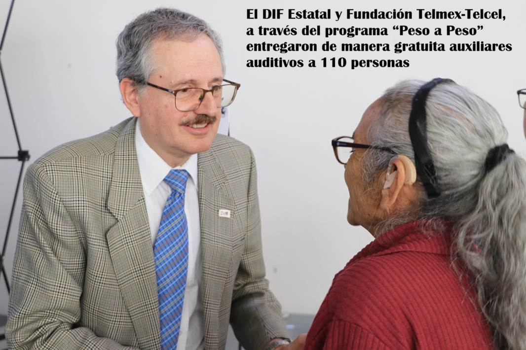 ENTREGA DIF ESTATAL AUXILIARES AUDITIVOS A 110 BENEFICIARIOS