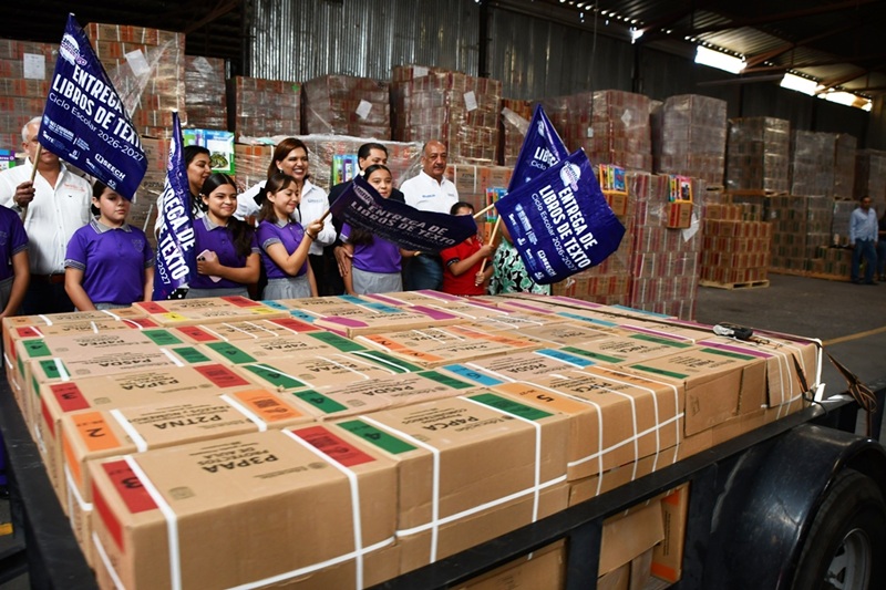 ARRANCA SECRETARÍA DE EDUCACIÓN Y DEPORTE DISTRIBUCIÓN DE MÁS DE 4.4 MILLONES DE LIBROS DE TEXTO