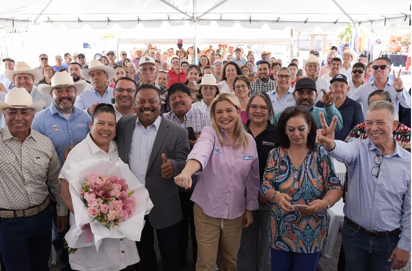 MARU CAMPOS CONTINÚA LA RUTA CHIHUAHUA EN LA REGIÓN CENTRO-SUR DONDE ARRANCÓ DIVERSAS OBRAS