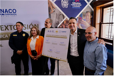 FIRMAN CHIHUAHUA CAPITAL Y CONCANACO PACTO CONTRA LA EXTORSIÓN Y PARA FORTALECER A LOS NEGOCIOS