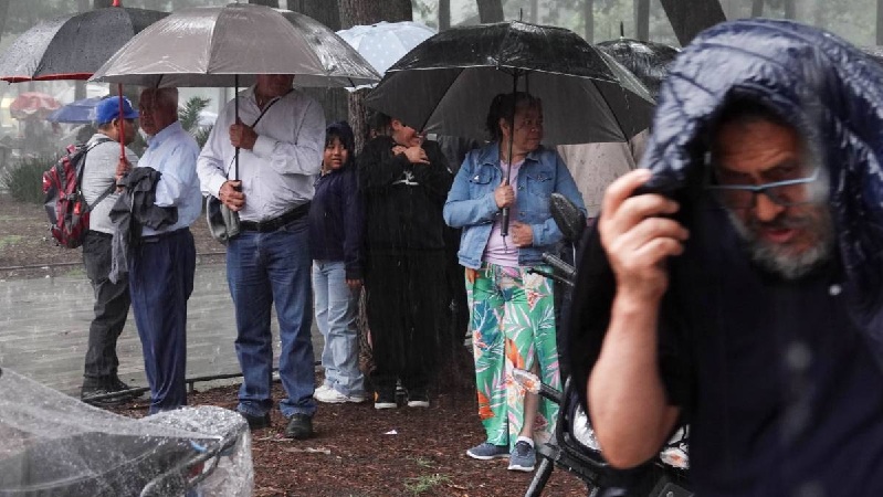 PEGARÁN LLUVIAS EN 11 ESTADOS