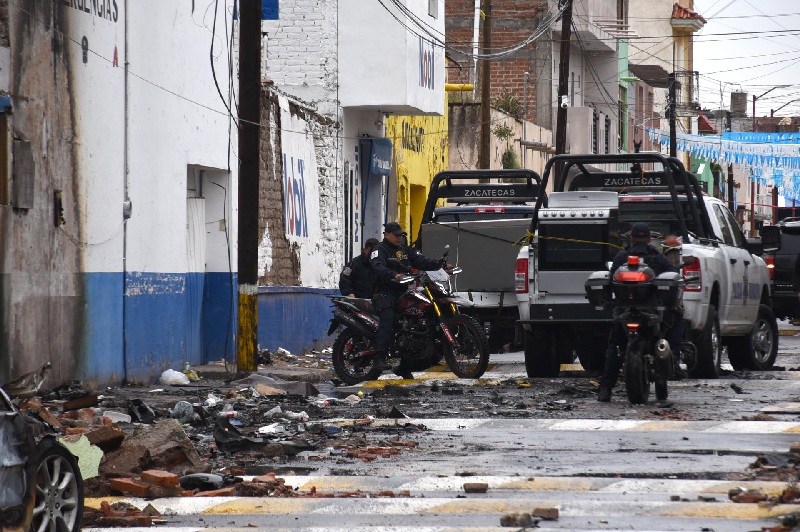 AUTORIDADES DE ZACATECAS DIERON A CONOCER LA DETENCIÓN DE UN PRESUNTO IMPLICADO EN LA EXPLOSIÓN DE UN VEHÍCULO EN OJOCALIENTE