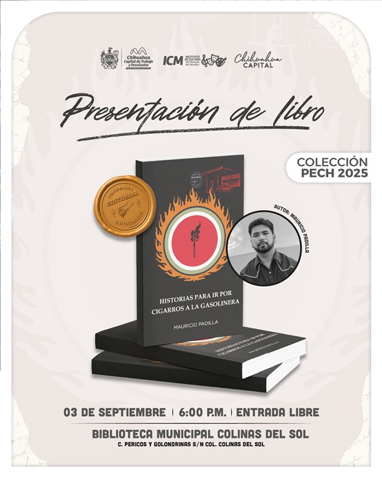 INVITA MUNICIPIO A LA PRESENTACIÓN DEL LIBRO 
